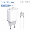 [Incine] Actimon PPS 3.0 hỗ trợ sạc gia đình cực nhanh PD 25W cổng C 1 cổng C cáp CtoC