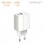 [Incine] Bộ sạc gia đình Drion PPS PD 20W tốc độ cao QC3.0 USB C loại 2 ngạnh không có cáp CtoC Cto8 mẫu mới