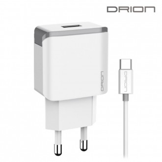 Drion QC 3.0 hỗ trợ sạc gia đình tốc độ cao 18W USB cáp loại 1-prong C có thể tháo rời