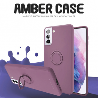 Vòng silicon màu hổ phách phía dưới Galaxy A52/A52S Ốp lưng thông thường/Vòng đeo tay/Slim Fit/Lớp lót da lộn