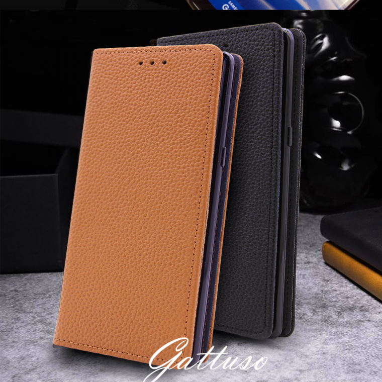 Ốp lưng Cartuso Ople Galaxy Note 9/da bò tự nhiên/loại ví/loại nhật ký/loại lật/túi đựng thẻ/ngăn ngừa mất thẻ