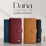 Ốp lưng Dana Classic Diary Galaxy A12/Galaxy M12 Thông dụng/Da bò tự nhiên/Loại ví/Túi đựng thẻ