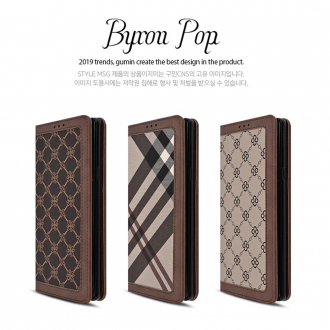 Ốp lưng Byron Pop Diary cho Galaxy S21 Ultra/Loại ví/Túi đựng thẻ/Thẻ lưu trữ