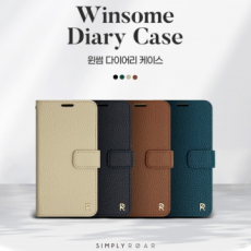 Ốp lưng/loại ví/túi thẻ phía sau Winsome Diary Galaxy A24 LTE