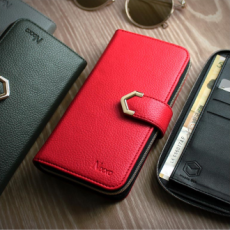 Hộp đựng nhật ký Nikso Pebble Zipper/Loại ví/Bộ lưu trữ thẻ cho Galaxy S10e