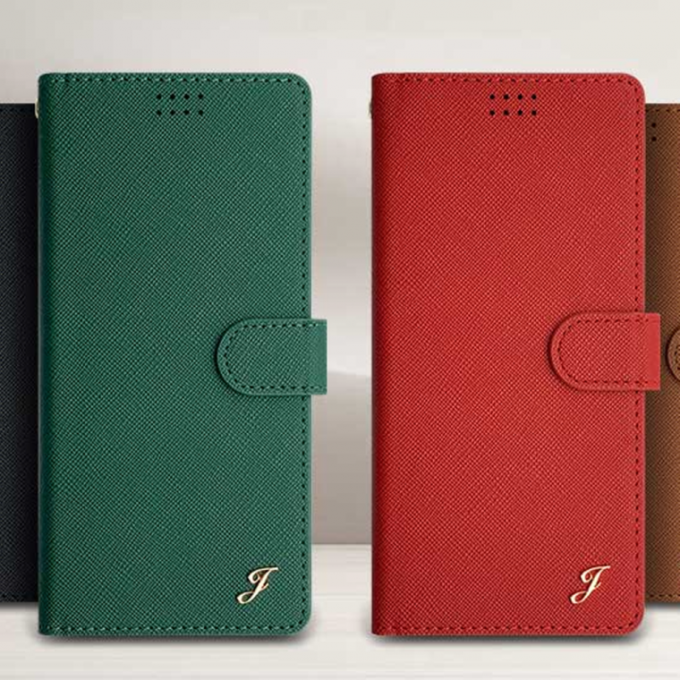 Joire Arma Diary Galaxy Wide 5/Galaxy Buddy Vỏ điện thoại di động thông dụng/Mẫu Saffiano/Túi đựng thẻ sau/Loại ví