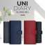 Ốp lưng Sirius Uni Diary cho Galaxy A35 5G/Loại ví/Thẻ lưu trữ/Túi đựng thẻ sau