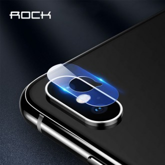 Phim dán kính cường lực bảo vệ ống kính máy ảnh iPhone Rock 2 tấm XS XR SE2 7 8 Plus