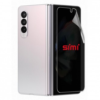 Miếng dán riêng tư mặt trước bên ngoài của Simi Galaxy Z Fold 3 3 miếng