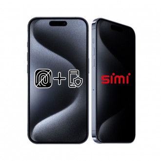 Phim bảo vệ quyền riêng tư chống vân tay Simi iPhone 15 Pro 5 chiếc