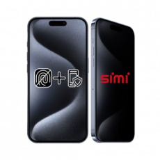 Phim bảo vệ quyền riêng tư chống vân tay Simi iPhone 15 Pro 2 chiếc