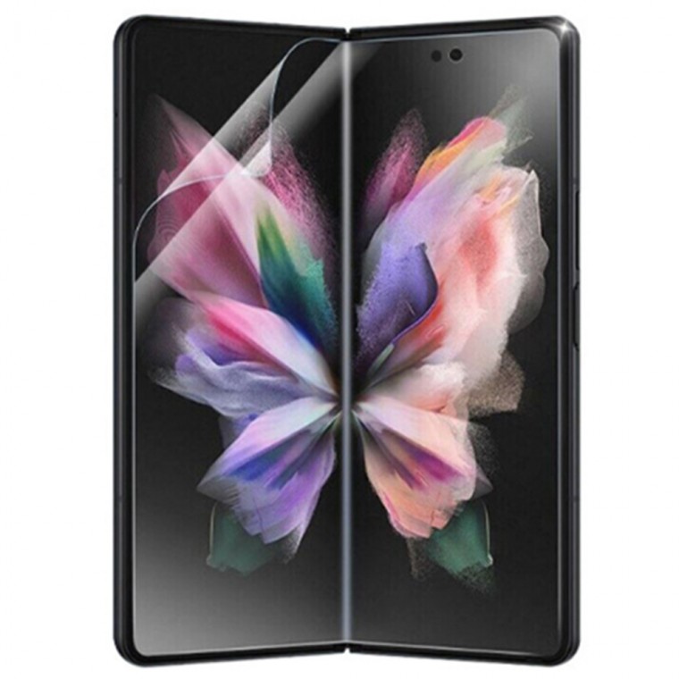 Incine Galaxy Z Fold 5 F946 Giòn Kết cấu giấy 3D Full Cover Polyurethane Bên trong màng bảo vệ LCD 5 tờ