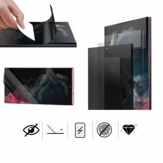 JS) Full Cover Hable Phim bảo vệ màn hình LCD chống vân tay 2 trong 1 Urethane Privacy/Galaxy Note 9/N960