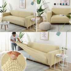 Bốn mùa sofa bìa mật độ cao 3 chỗ ngồi 4 chỗ gối bông pad cắt chất liệu cotton cotton nguyên chất giặt đa năng