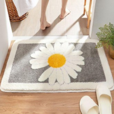 Thảm lót vuông WD Big Daisy 3 màu cỡ lớn 50x80