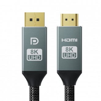 Cáp chuyển đổi Soopii VESA 8K UHD 48Gbps DP sang HDMI 2.1 DH86 3m