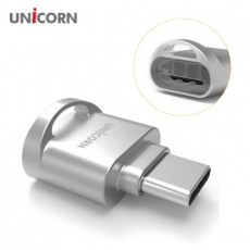 [Unicorn] Đầu đọc thẻ TF loại C loại C (micro SD) đầu đọc hộp đen kim loại mini CTF-100R