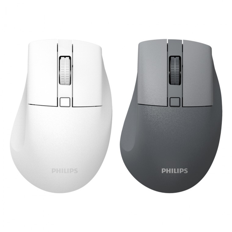 Chuột không dây Bluetooth đa ghép nối Philips SPK7528 Màu xám