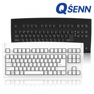 QSENN DT35 89 ABS V1 Bàn phím cơ có dây/không dây được bôi trơn hoàn toàn bằng Gasnet