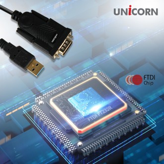 Bộ chuyển đổi Unicorn FTDI FT232 chipset USB2.0 sang RS232C nối tiếp giao tiếp hai chiều 1,8m UCR-500S