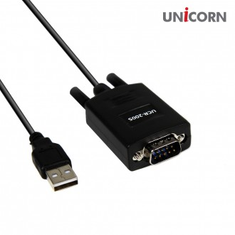 Bộ chuyển đổi cáp nối tiếp 9 chân Unicorn USB2.0 sang RS232 giao tiếp hai chiều UCR-200S