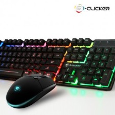 Bộ bàn phím chuột G-Clicker GMK-210X Rainbow LED