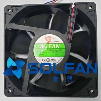 WJB21203824H-F30 loại 2 bóng / quạt WJ / quạt làm mát DCFAN / DC24V / quạt làm mát kích thước 120mm x 38mm