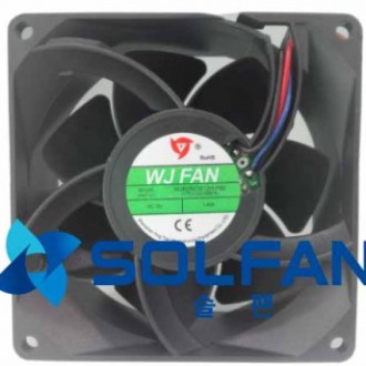 WJB2923812H-F60 loại 2 bóng / quạt WJ / quạt làm mát DCFAN / DC12V / quạt làm mát kích thước 92mm x 38mm