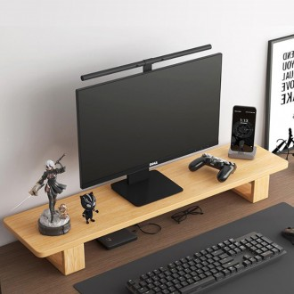 Giá đỡ màn hình gỗ Deskpick (80cm) (tự nhiên)