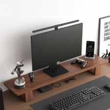 Giá đỡ màn hình bằng gỗ Deskpick (100cm) giá đỡ màn hình bằng gỗ óc chó