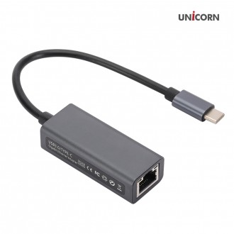 Unicorn CLAN-1000GC C loại C Bộ chuyển đổi mạng LAN có dây Giga thân nhôm