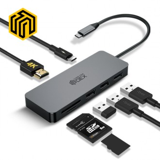 Thinkway CORE D34 DEX 7 Cổng USB 3.0 Hub Loại C