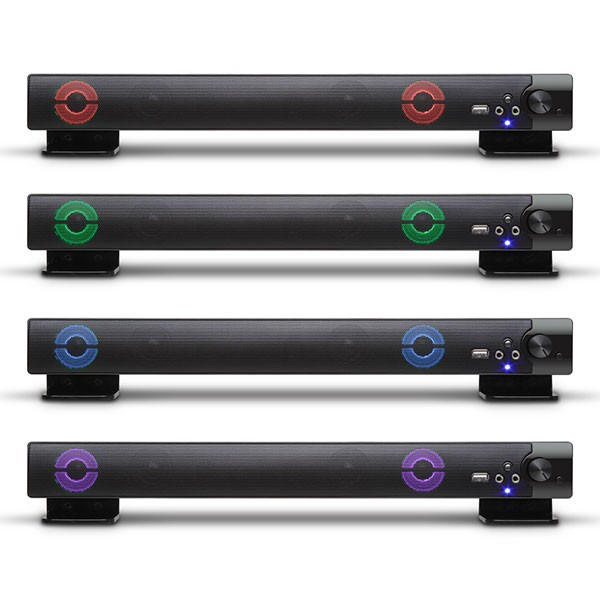 Loa soundbar LED CAMAC K-3 RGB có nguồn USB