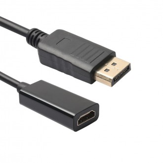 (HD-V04) Bộ chuyển đổi DP sang HDMI Bộ chuyển đổi đầu ra cổng hiển thị sang cổng HDMI