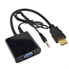 (HD-V01) Bộ chuyển đổi HDMI sang VGA hỗ trợ âm thanh Bộ chuyển đổi RGB