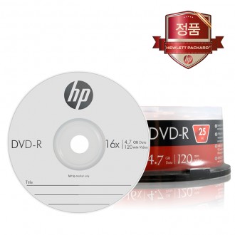 HP DVD-R 4,7GB tốc độ 16x 25 tờ/DVD trắng