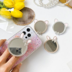 [Huni Case] ​​​​Mirror Rabbit Finger Ring Finger Talk Đồ trang sức nói chuyện thông minh