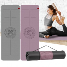 Thảm tập thể dục TPE Center Line 8mm Tập luyện tại nhà Pilates Phòng tập Yoga dày