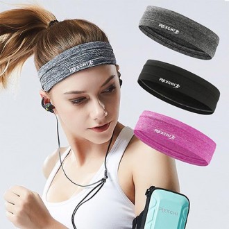 Băng đô mát REX chống mồ hôi (chất liệu nhanh khô, chất liệu thun silicon đôi, yoga sức khỏe thể thao)