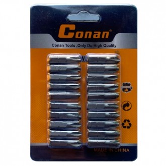 Bộ tuốc nơ vít chữ thập Conan Tools 25mm Bộ 20 chiếc COB2025