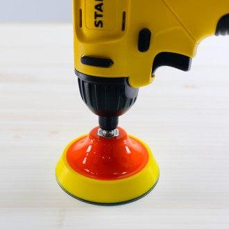 Tấm giấy nhám máy khoan tác động Tấm lót dự phòng Orange Sander