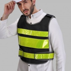 Áo vest an toàn phản quang Velcro, áo vest làm việc ban đêm