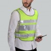 Áo vest an toàn phản quang Velcro, áo huỳnh quang làm việc ban đêm