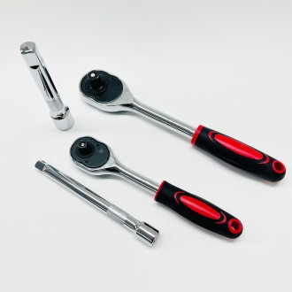 Cờ lê tay cầm Ratchet chuyển đổi ổ cắm phẳng