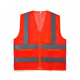 Vest Signalman MR-302-2 Áo Lưới Màu Cam Xám Đai XXXL