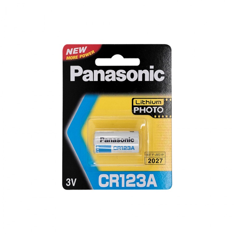 Pin lithium máy ảnh Panasonic CR123A (1 chiếc) 3V