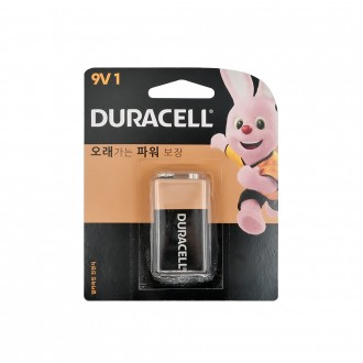 Bao bì thẻ pin vuông Duracell 9V 6LF22 kiềm